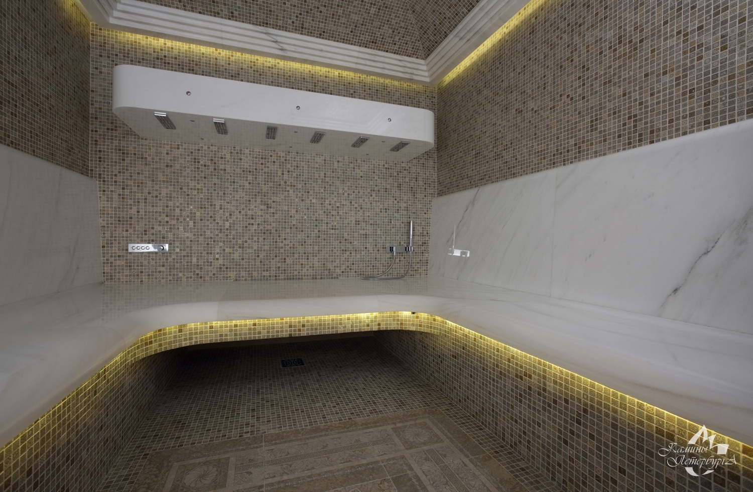 Красивая квартира в Санкт Петербурге. Изысканный хаммам. Ванная комната для молодого мужчины. Гостевой санузел. 